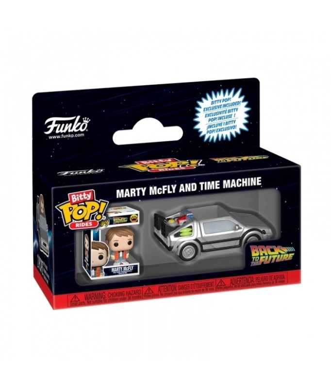 POP - Bitty - Back to the Future - Marty & Time Machine