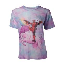 T-shirt - Deadpool - Unicorn - M Femme 