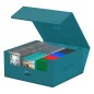 Deckbox - Treasurehive 90+ - Petrolblau - XenoSkin