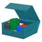 Deckbox - Treasurehive 90+ - Petrolblau - XenoSkin
