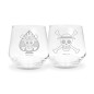 Verre - Pack de 2 - One Piece - Ace & Luffy