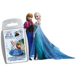 Bataille - Hasard - Pour enfants - Cartes - La Reine des Neiges - Top Trumps