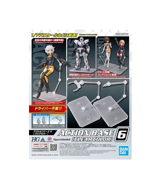 Accessoire Maquettes - Action Base 6 Transparente
