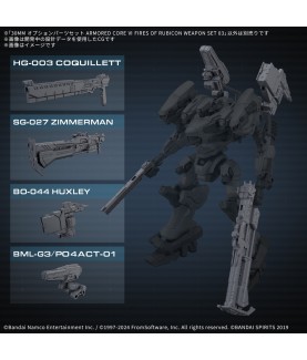 Model accessories - Armored Core - Weapon Set