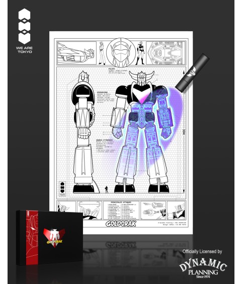 Poster - UFO Robot Grendizer - Robot - "Print UV" - A4 - Grendizer