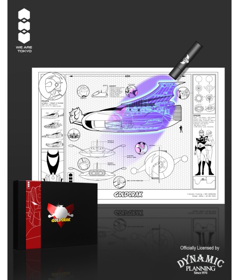 Poster - UFO Robot Grendizer - Spazer - "Print UV" - A4 - Grendizer