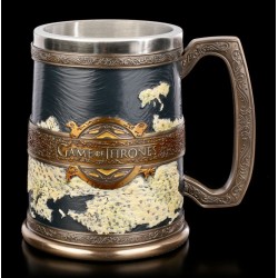 Beer mug - Mug(s) - Game of Thrones - Logo & Map