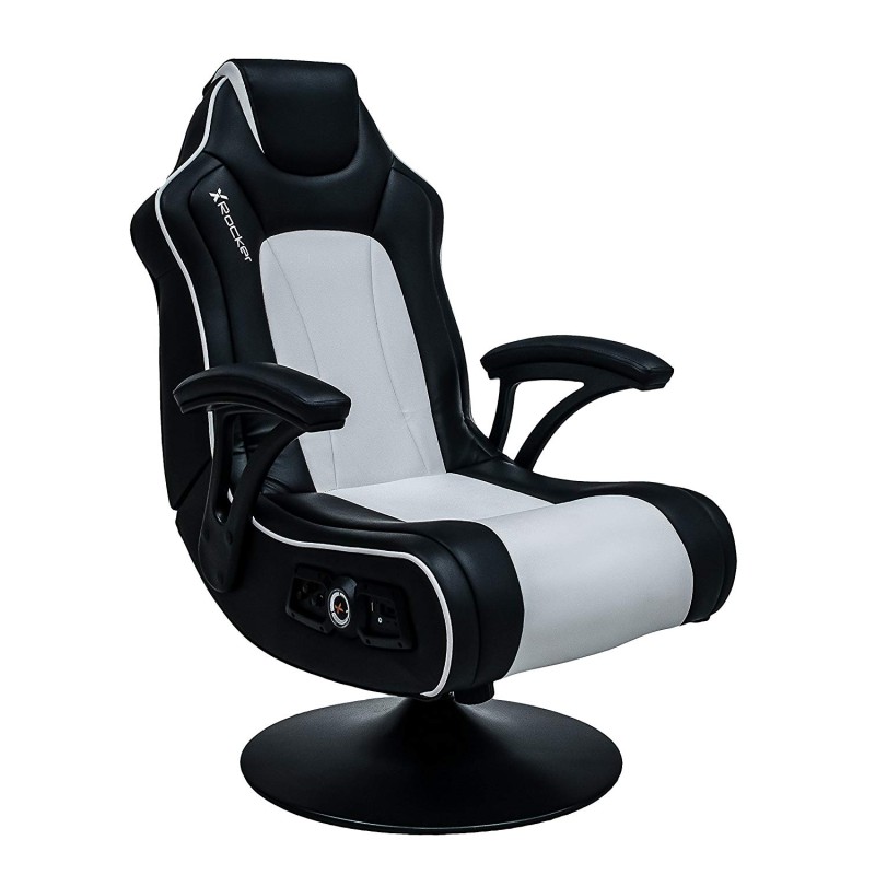 Fauteuil Pro Gaming - Torque 2.1 - Blanc/Noir - X-Rocker 2019