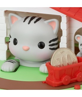 Money box - Manekineko - Grey car