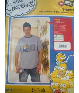 T-shirt - The Simpsons - Man's Best Friend - M Homme 