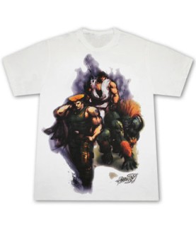 T-shirt - Street Fighter - Blanka, Ryu & Guile - M Homme 