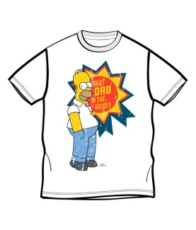 T-shirt - The Simpsons - Best Dad - XL Homme 
