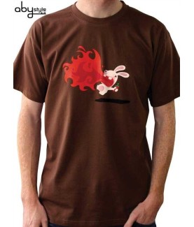 T-shirt - Raving Rabbids - Fire Rabbids - XL Homme 