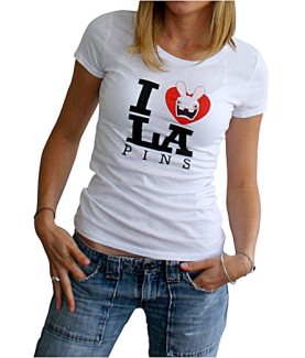 T-shirt - Raving Rabbids - I Love Rabbids - M Femme 