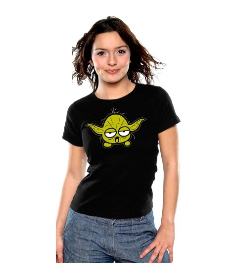 T-shirt - Parodie - Neko Yoda - XL Femme 