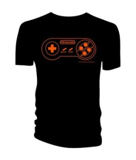 T-shirt - Nintendo - SNES controller - S Homme 