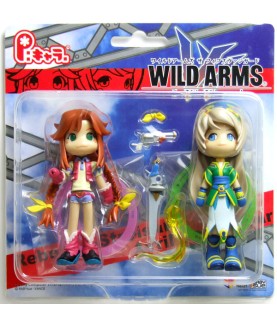 Figurine Statique - Wild Arms - Rebecca Streisand & Avril Vent Fleur