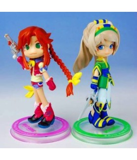 Figurine Statique - Wild Arms - Rebecca Streisand & Avril Vent Fleur