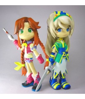 Figurine Statique - Wild Arms - Rebecca Streisand & Avril Vent Fleur
