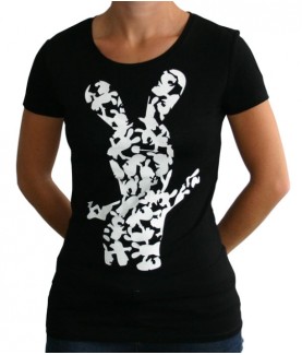 T-shirt - Raving Rabbids - Silhouette - S Femme 