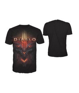T-shirt - Diablo - Black Face - M Homme 
