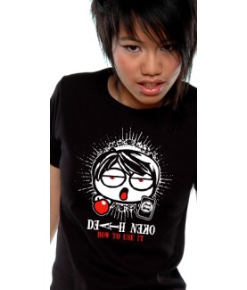T-shirt - Death Note - Death Neko - U Unisexe 