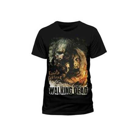 T-shirt - Walking Dead - God Forgive Us - M Homme 