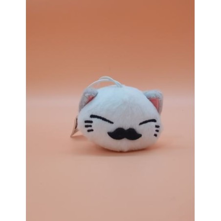 Peluche - Nemuneko - Blanc - Coll. Moustache