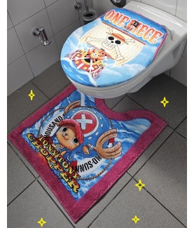 Tapis - One Piece - WC - toilettes - Chopper Set Rose