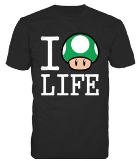 T-shirt - Nintendo - I Love Life - XL Homme 