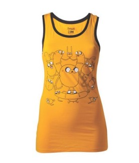 T-shirt - Adventure Time, Abenteuerzeit mit Finn und Jake - Jake - S Femme 