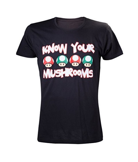 T-shirt - Nintendo - Know your Mushrooms - L Homme 