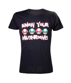 T-shirt - Nintendo - Know your Mushrooms - XL Homme 