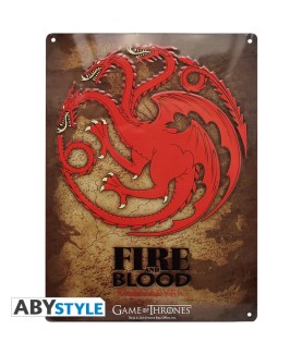 Metal plate - Game of Thrones - Targaryen family