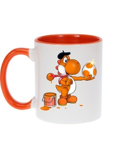 Becher - Tasse(n) - Parodie - Orange Yoshi