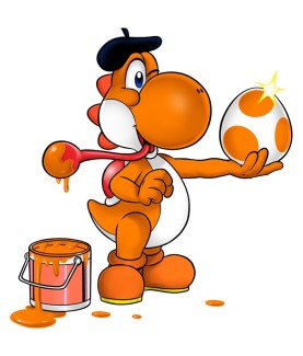 Becher - Tasse(n) - Parodie - Orange Yoshi