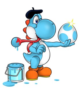 Becher - Tasse(n) - Parodie - Clear Blue Yoshi