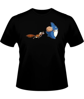 T-shirt - Parodie - Die Eichel Liebe - Blauer Totoro - M Homme 