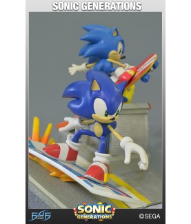Statue de collection - Sonic the Hedgehog - "Sonic Generations" Diorama