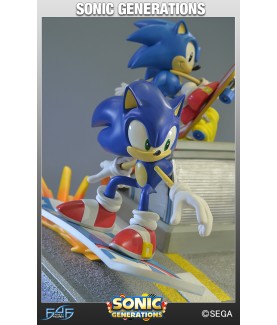 Statue de collection - Sonic the Hedgehog - "Sonic Generations" Diorama