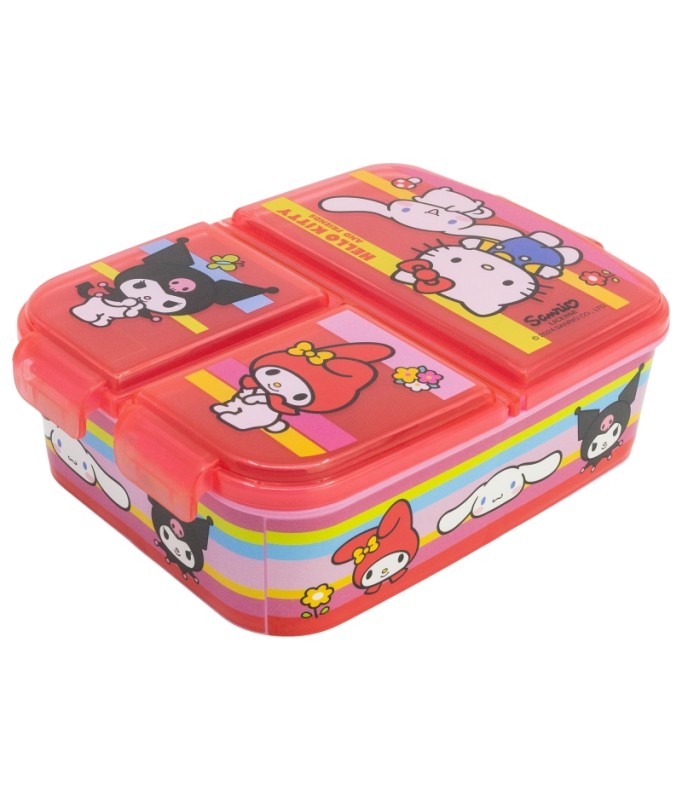 Lunch-Box - Mehrere Fächer - Sanrio - Kitty and Friends