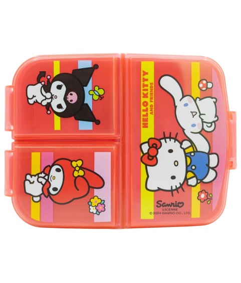 Lunch Box - Multi-compartment - Sanrio - Kitty and Friends