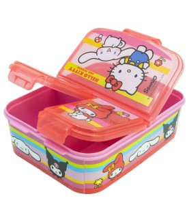 Lunch-Box - Mehrere Fächer - Sanrio - Kitty and Friends