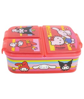 Lunch-Box - Mehrere Fächer - Sanrio - Kitty and Friends