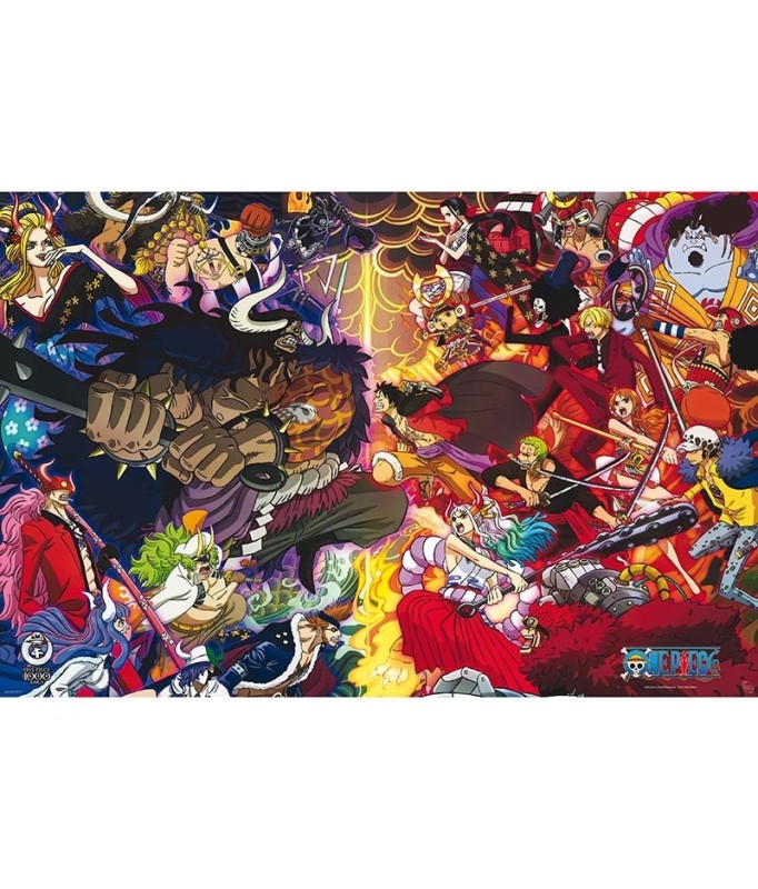 Poster - Roulé et filmé - One Piece - 1000 logs Combat Final