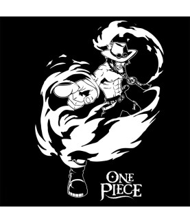 T-shirt - One Piece - Portgas D. Ace - S Unisexe 