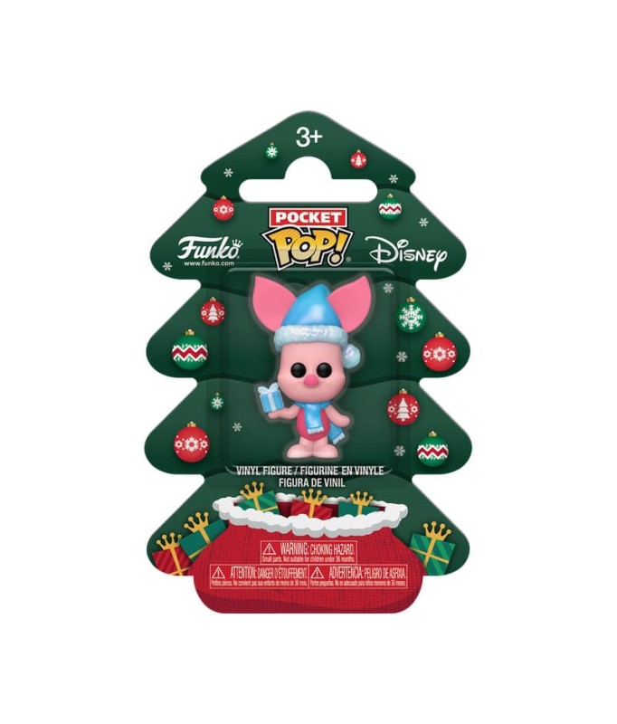 Schlüsselbund - Pocket Pop! - Pu der Bär - Holiday Tree - Ferkel