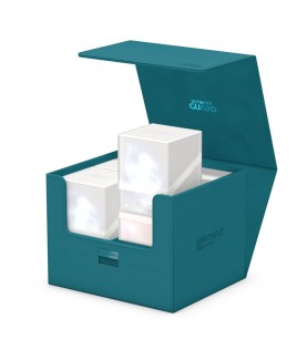 Deckbox - Kartenetui - Minthive 30+ - Petrolblau - XenoSkin