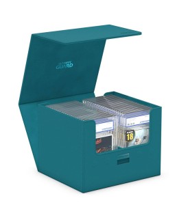 Deckbox - Kartenetui - Minthive 30+ - Petrolblau - XenoSkin