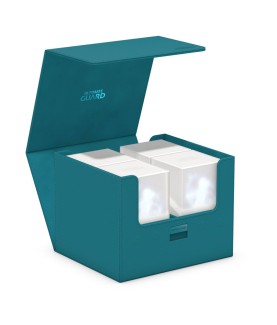 Deckbox - Kartenetui - Minthive 30+ - Petrolblau - XenoSkin